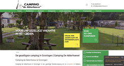 Desktop Screenshot of deakkerhoeve.nl